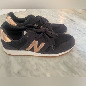 J crew new balance navy /rose gold 8